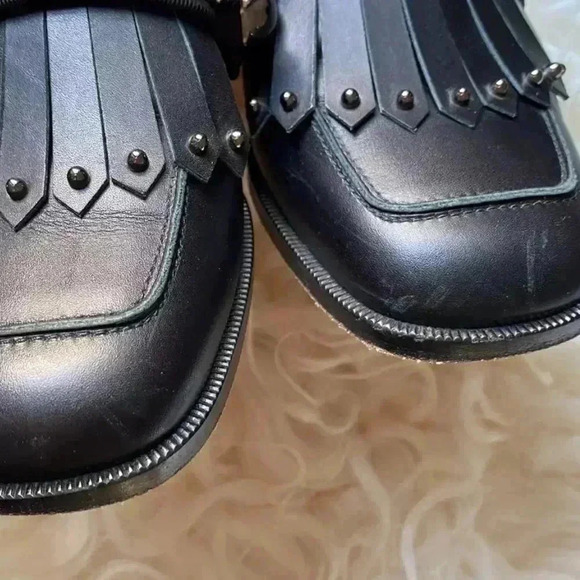 Christian Louboutin Octavian Black Mule Shoes - Picture 7 of 9